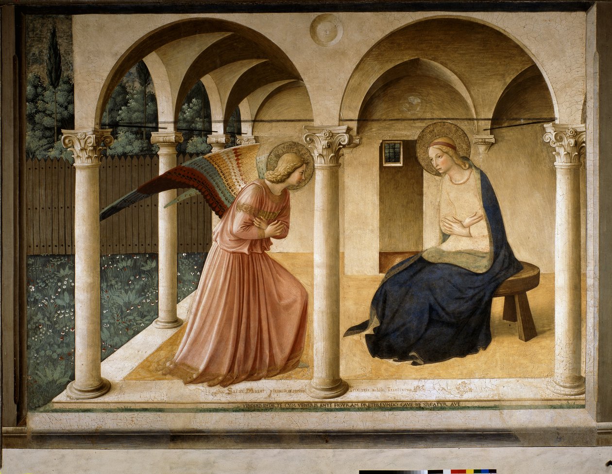 De Aankondiging door Fra Angelico