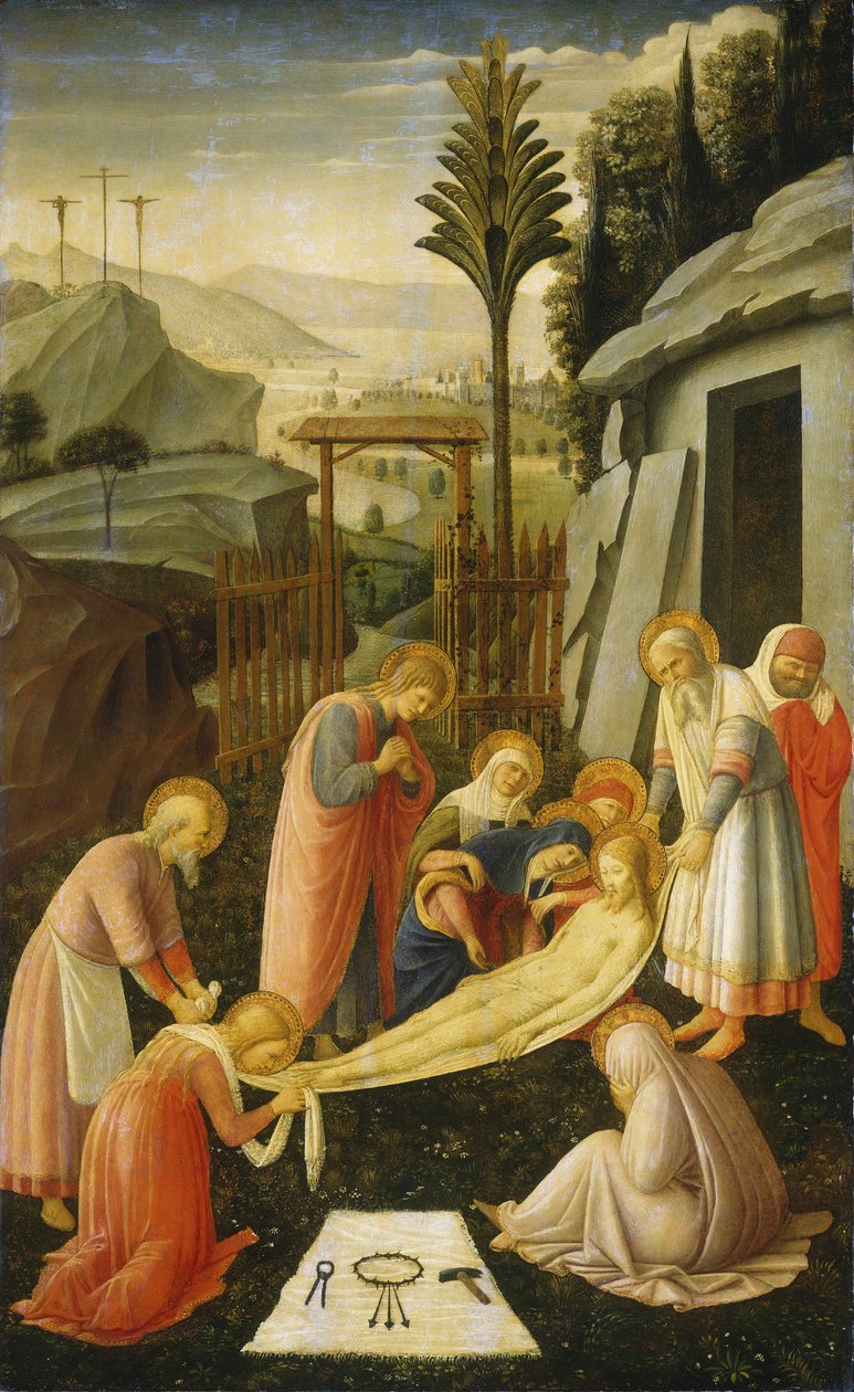 De graflegging van Christus door Fra Angelico