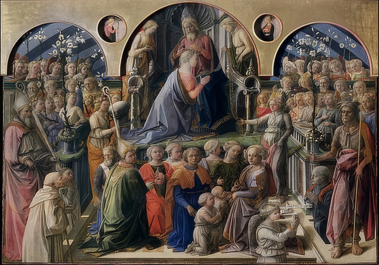 De kroning van de Maagd door Fra Filippo Lippi
