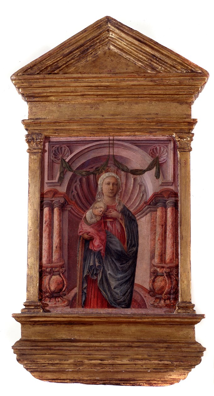 Maagd met kind door Fra Filippo Lippi