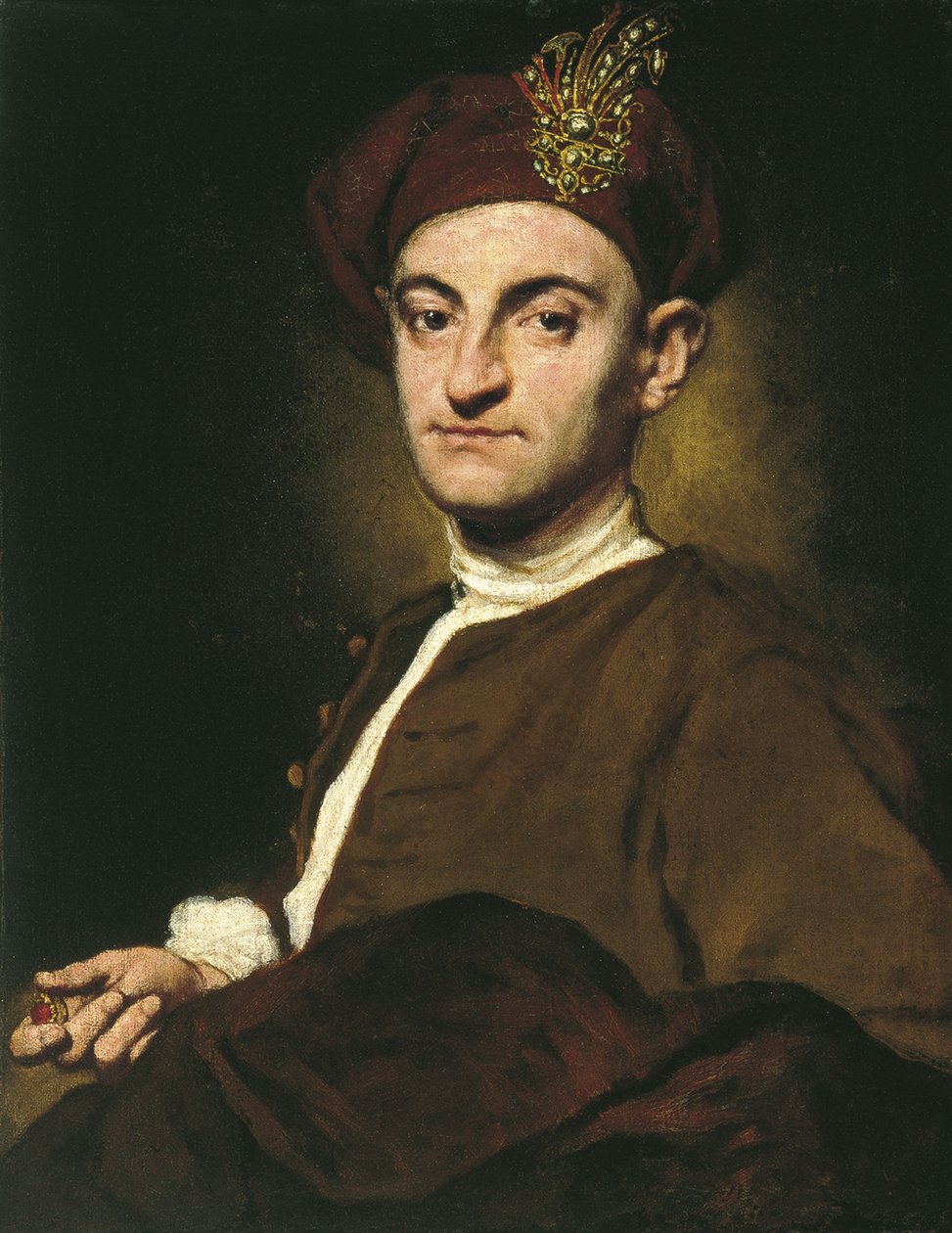 Portret van een goudsmid door Fra Galgario
