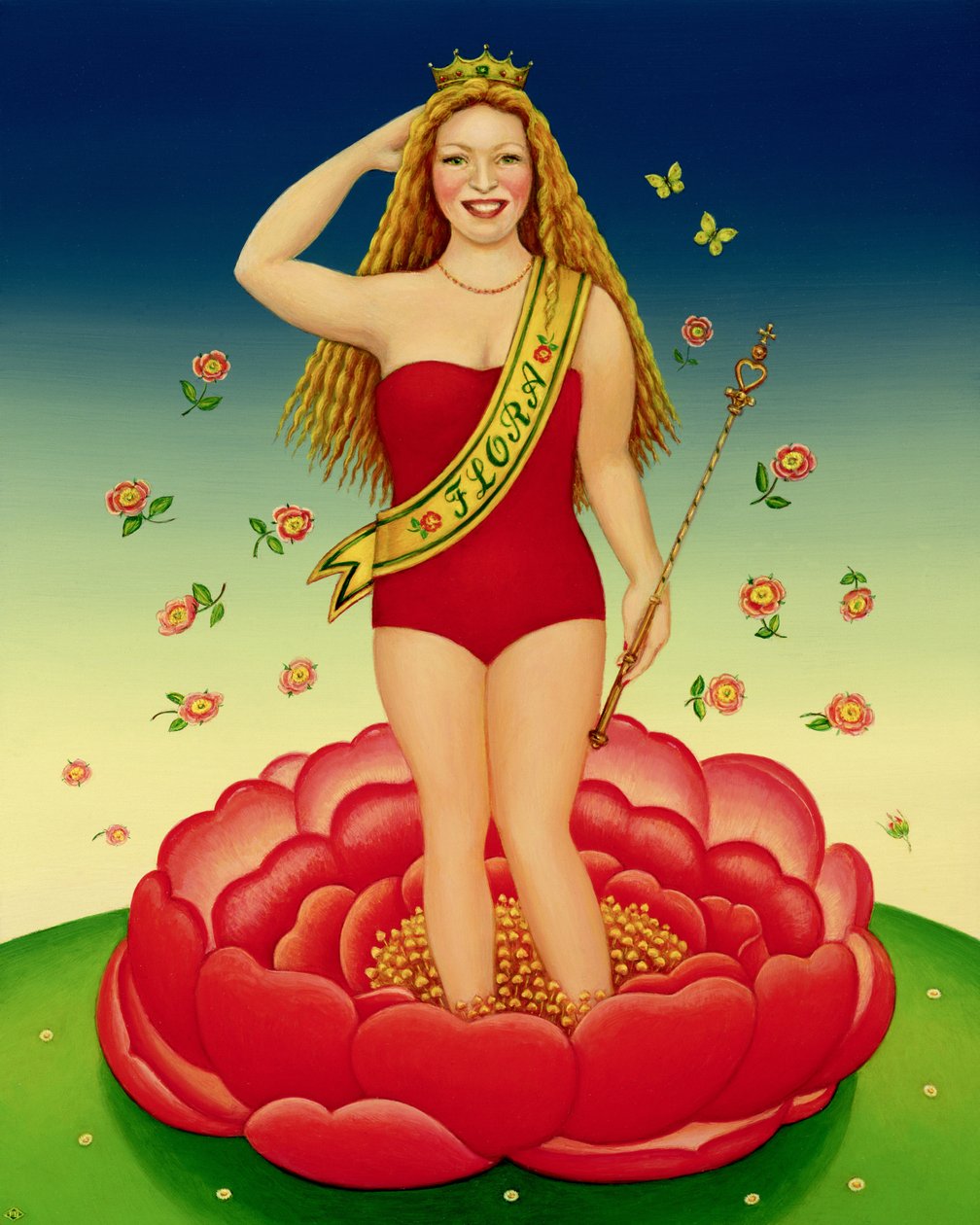 Flora, 2000 door Frances Broomfield