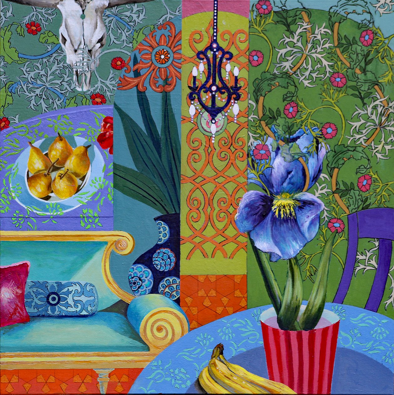 De Iris en de Schedel door Frances Ferdinands