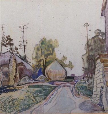 De Hooiberg door Frances Hodgkins