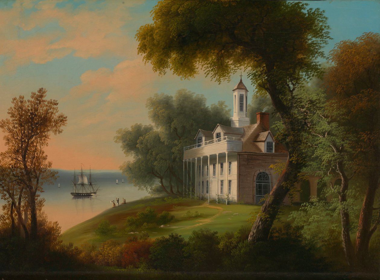Mount Vernon, ca. 1850 door Frances Mary Bellows