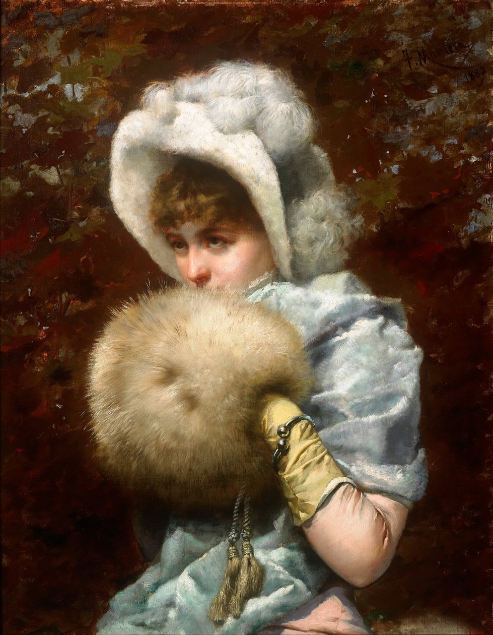 Winter 1882 door Francesc Masriera