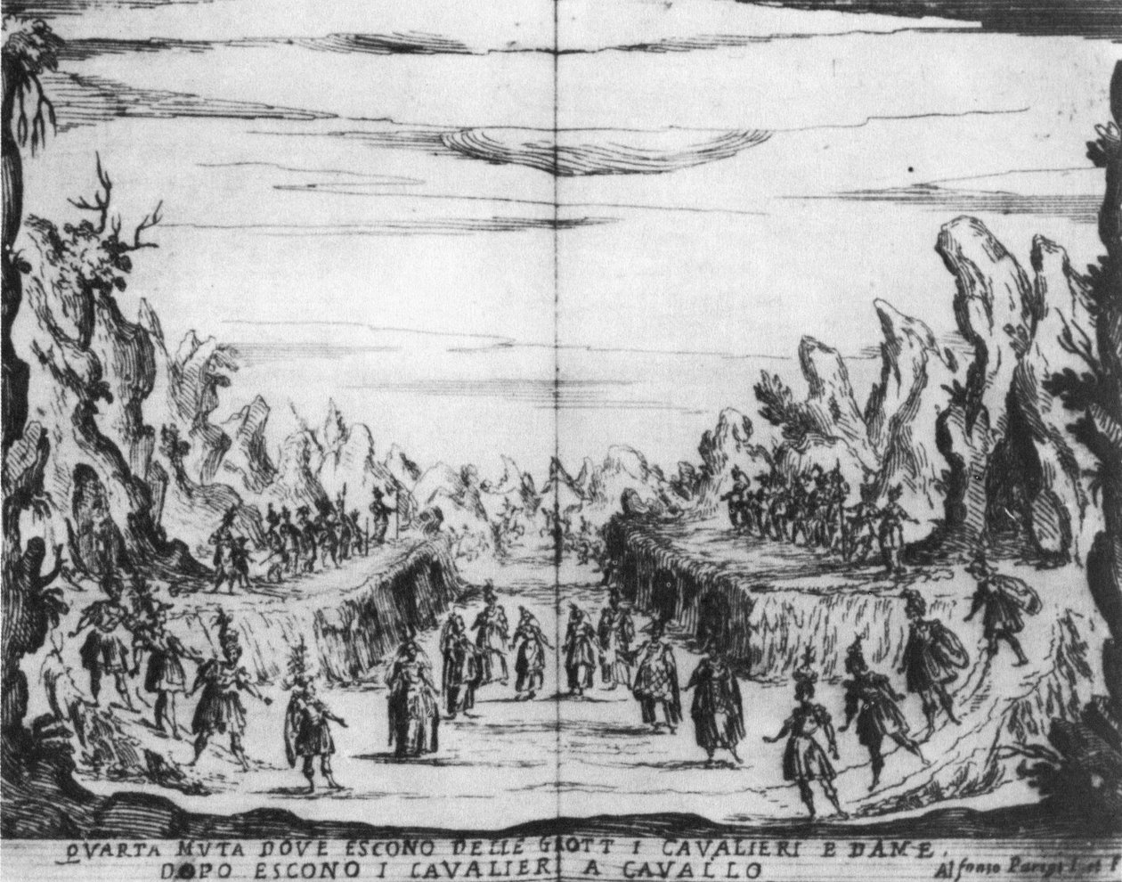 De bevrijding van Ruggiero van het eiland Alcina door Francesca Caccini