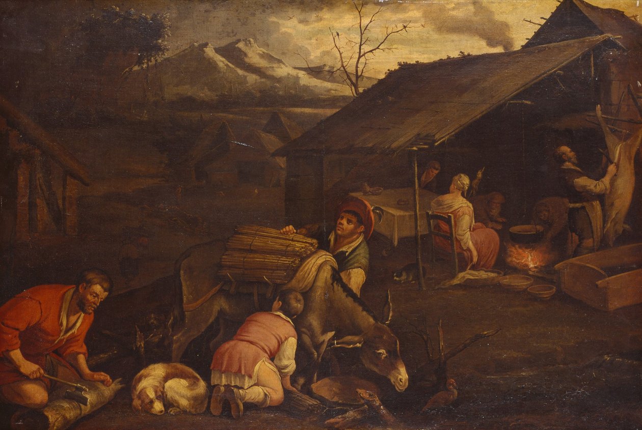 Winter door Francesco Bassano