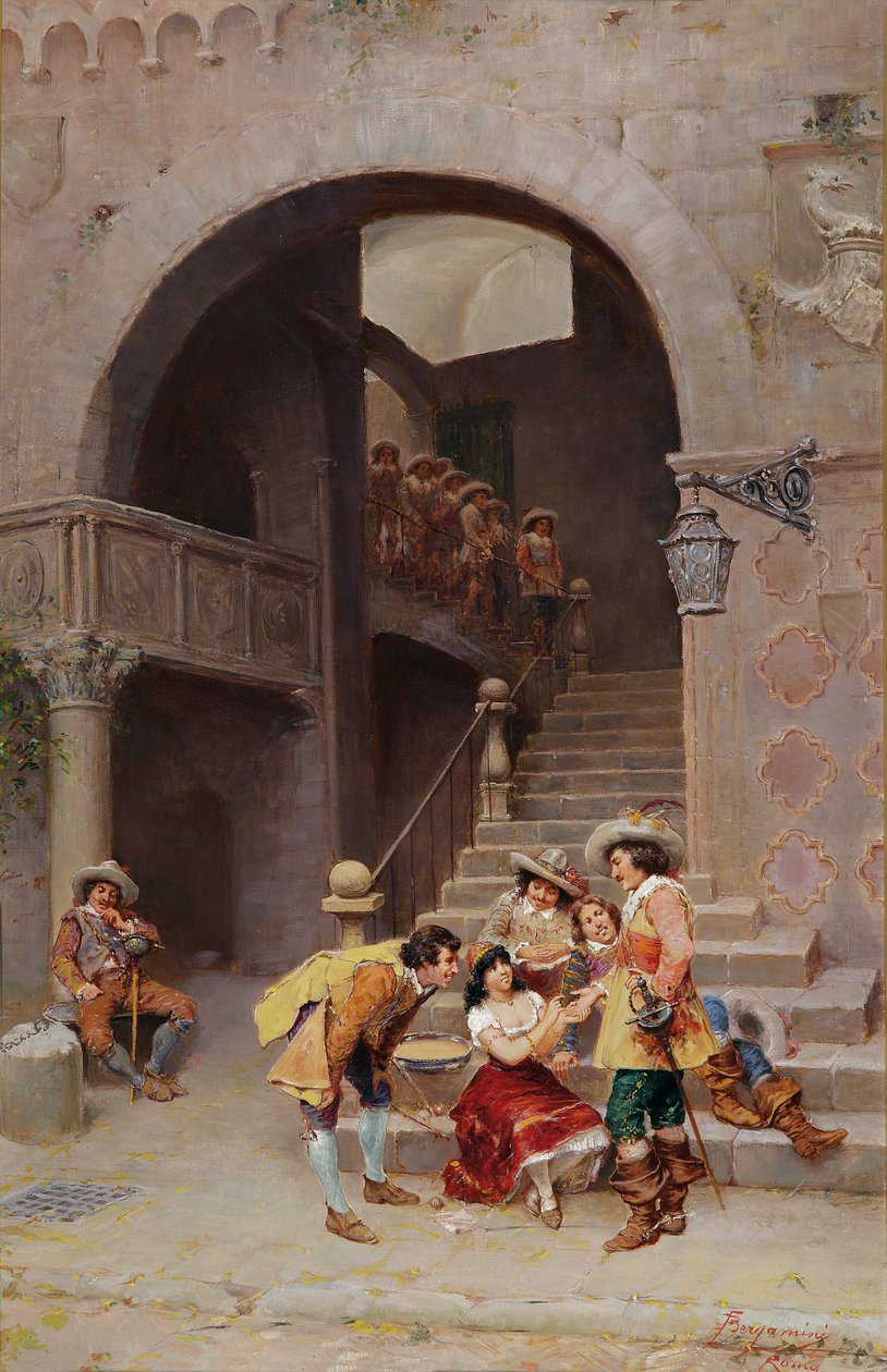 De waarzegster door Francesco Bergamini