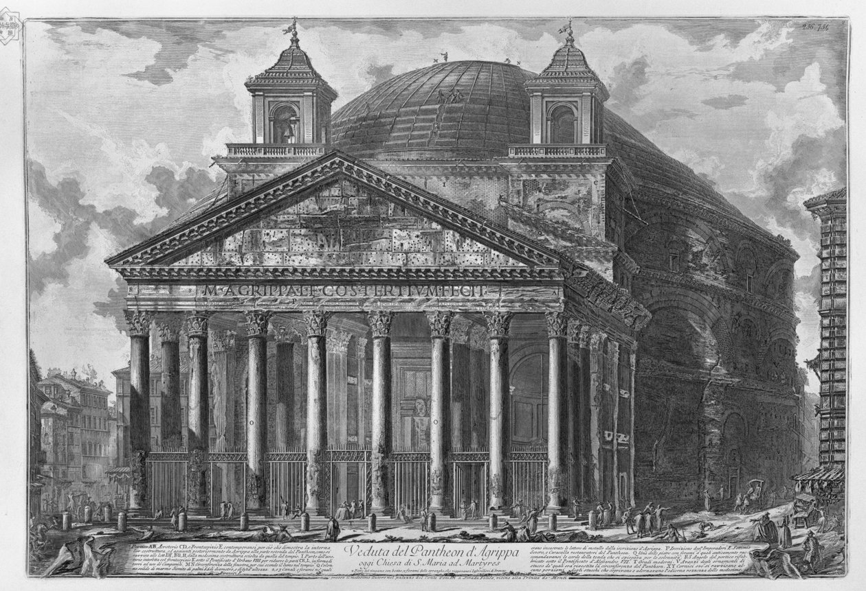 Veduta del Pantheon d