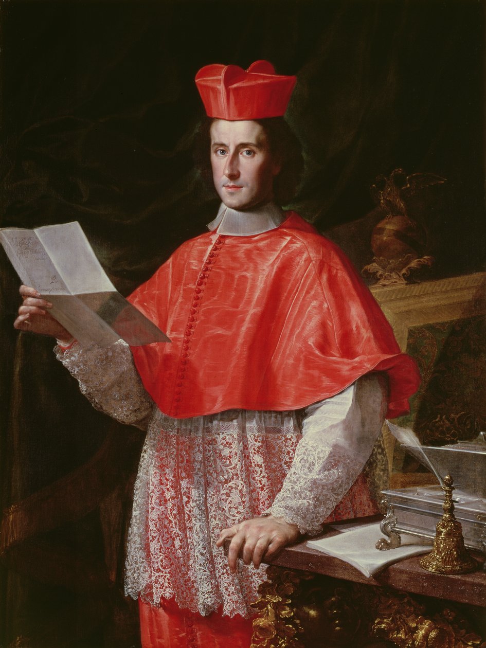 Kardinaal Pietro Ottoboni (1610-91) door Francesco Trevisani