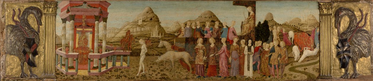 Triomf van de kuisheid door Francesco di Giorgio  