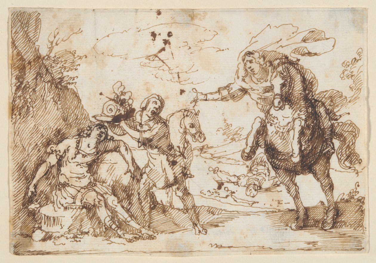 Scène uit Tasso door Francesco Allegrini