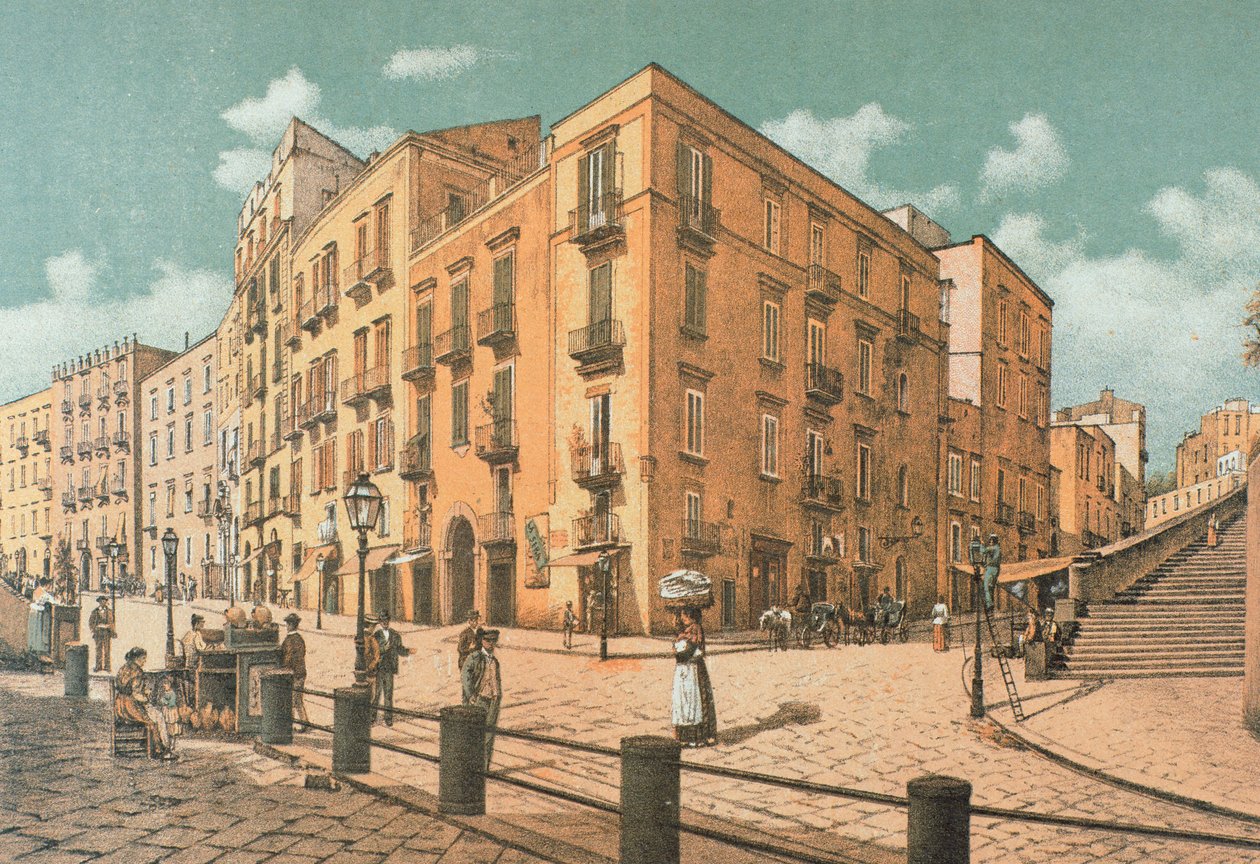Infrascata Straat, in Napels door Francesco Aversano