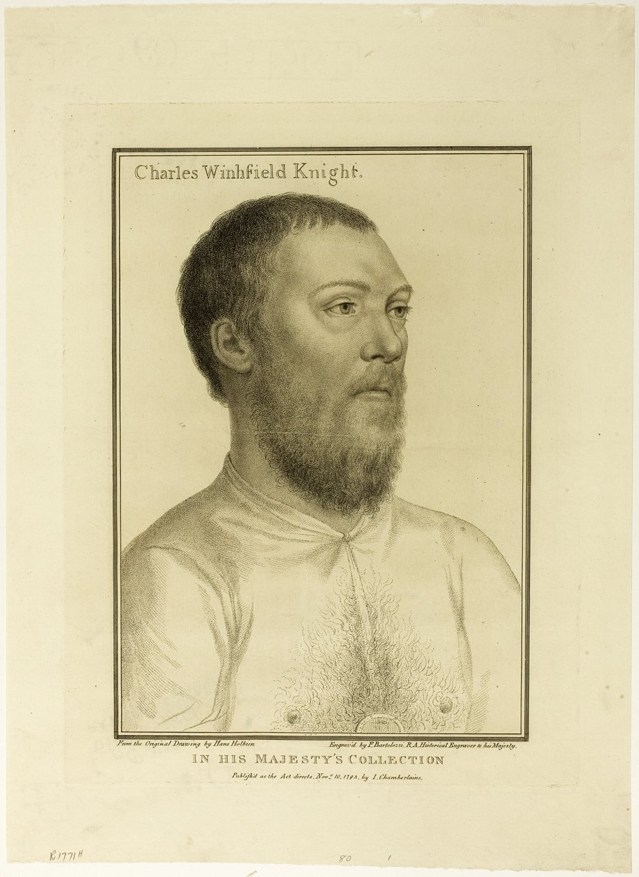 Charles Wingfield door Francesco Bartolozzi