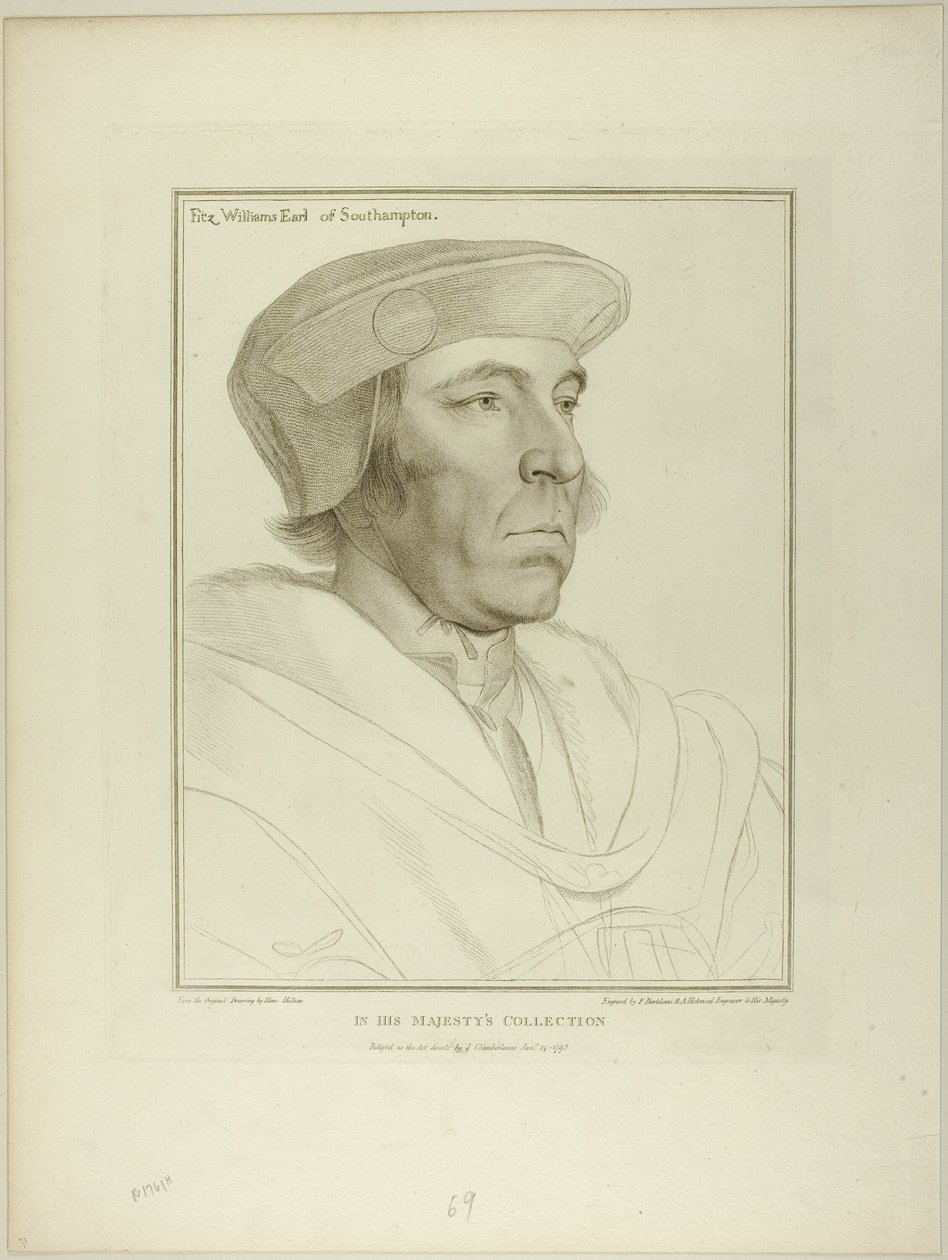 Fitz William, Graaf van Southampton door Francesco Bartolozzi