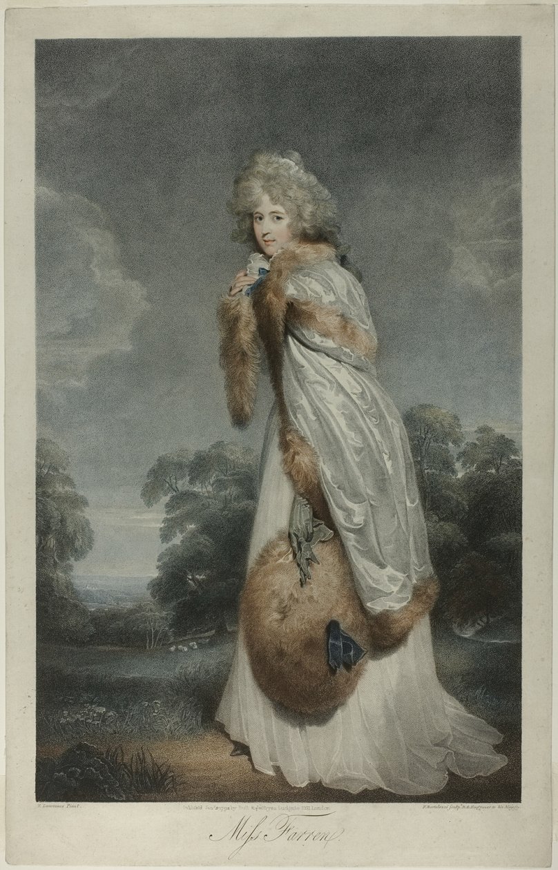 Miss Farren door Francesco Bartolozzi