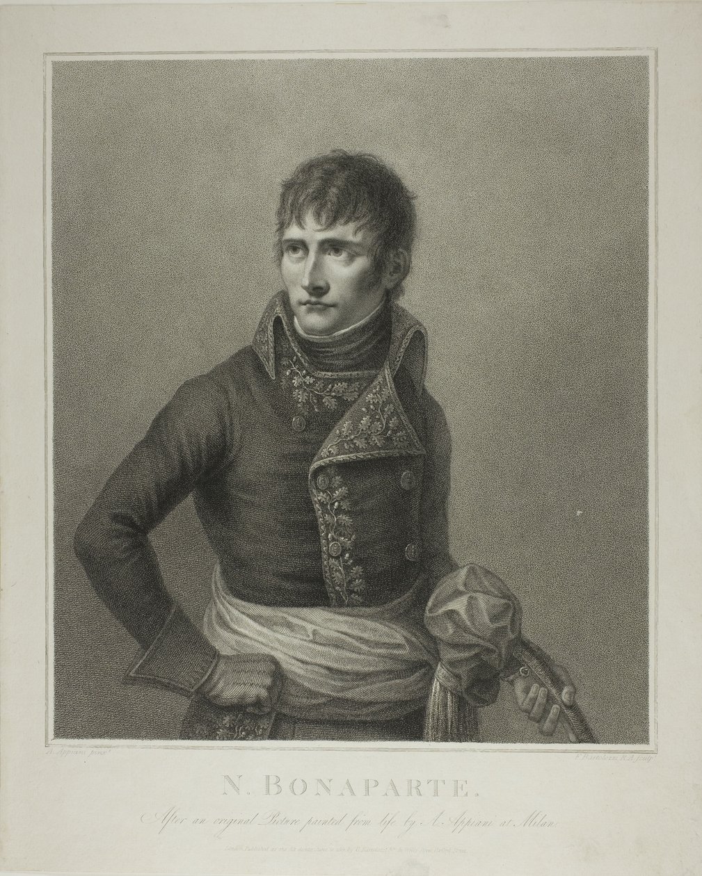 Napoléon Bonaparte, Eerste Consul door Francesco Bartolozzi