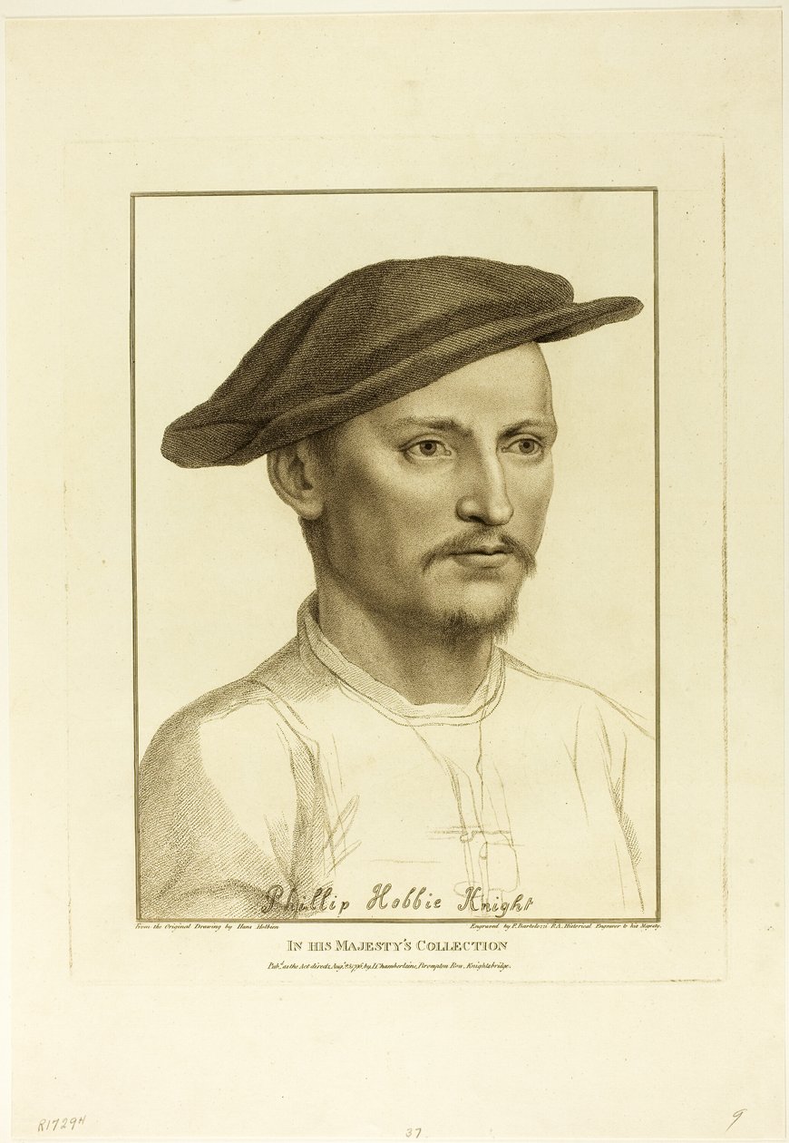 Sir Philip Hobby door Francesco Bartolozzi