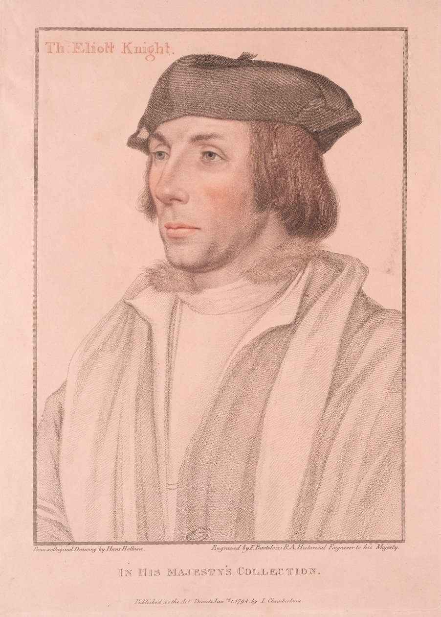 Sir Thomas Eliott, 1794 door Francesco Bartolozzi