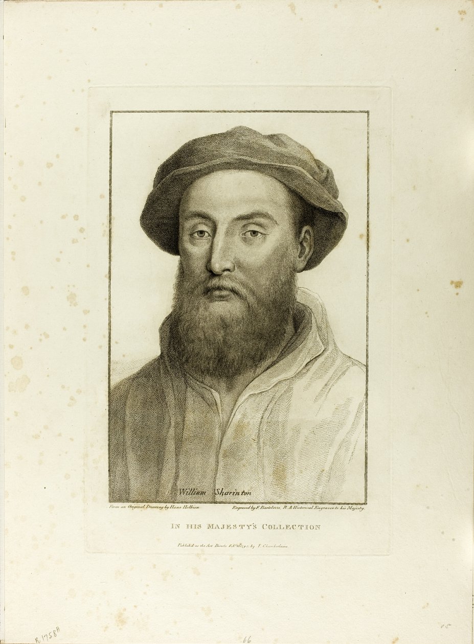 Sir William Sherington door Francesco Bartolozzi