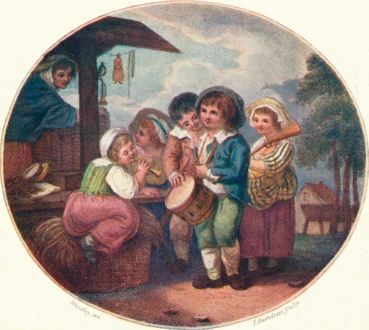 De Kermis, ca. 1870, 1903 door Francesco Bartolozzi