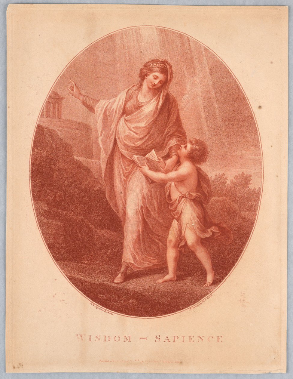 Wijsheid door Francesco Bartolozzi
