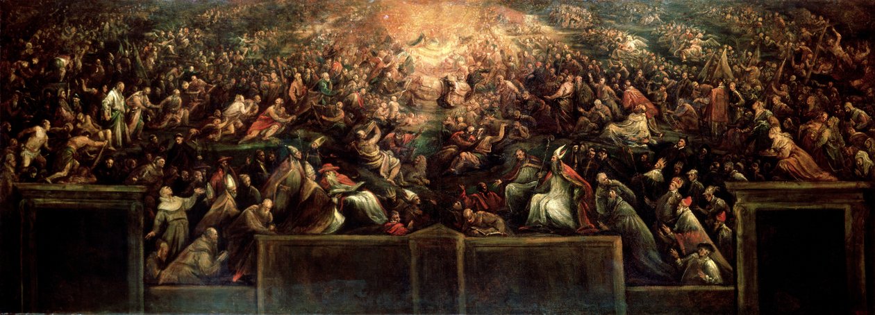 Het Paradijs door Francesco Bassano the Younger