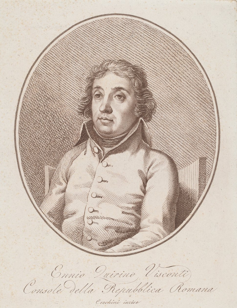 Ennio Quirino Visconti door Francesco Cecchini