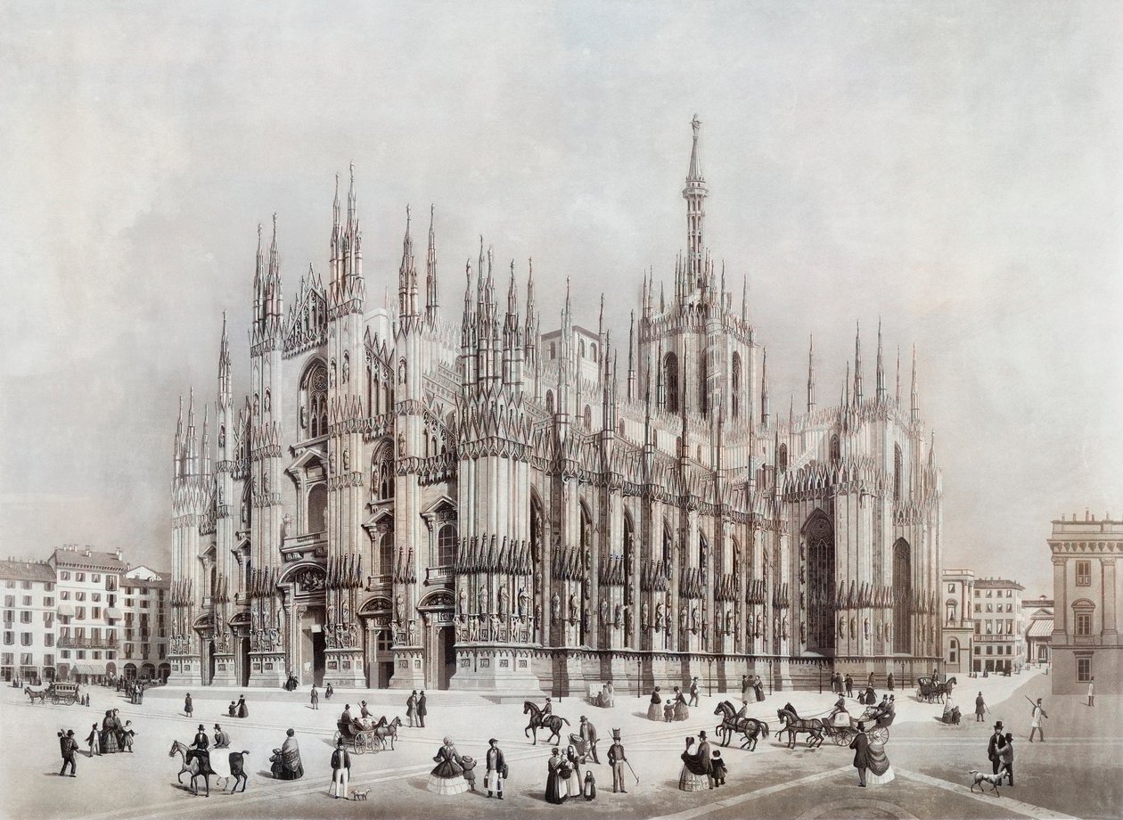 Duomo, of kathedraal, Milaan, Italië door Francesco Citterio