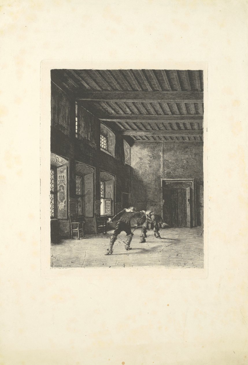 Het duel door Francesco Colombi Borde