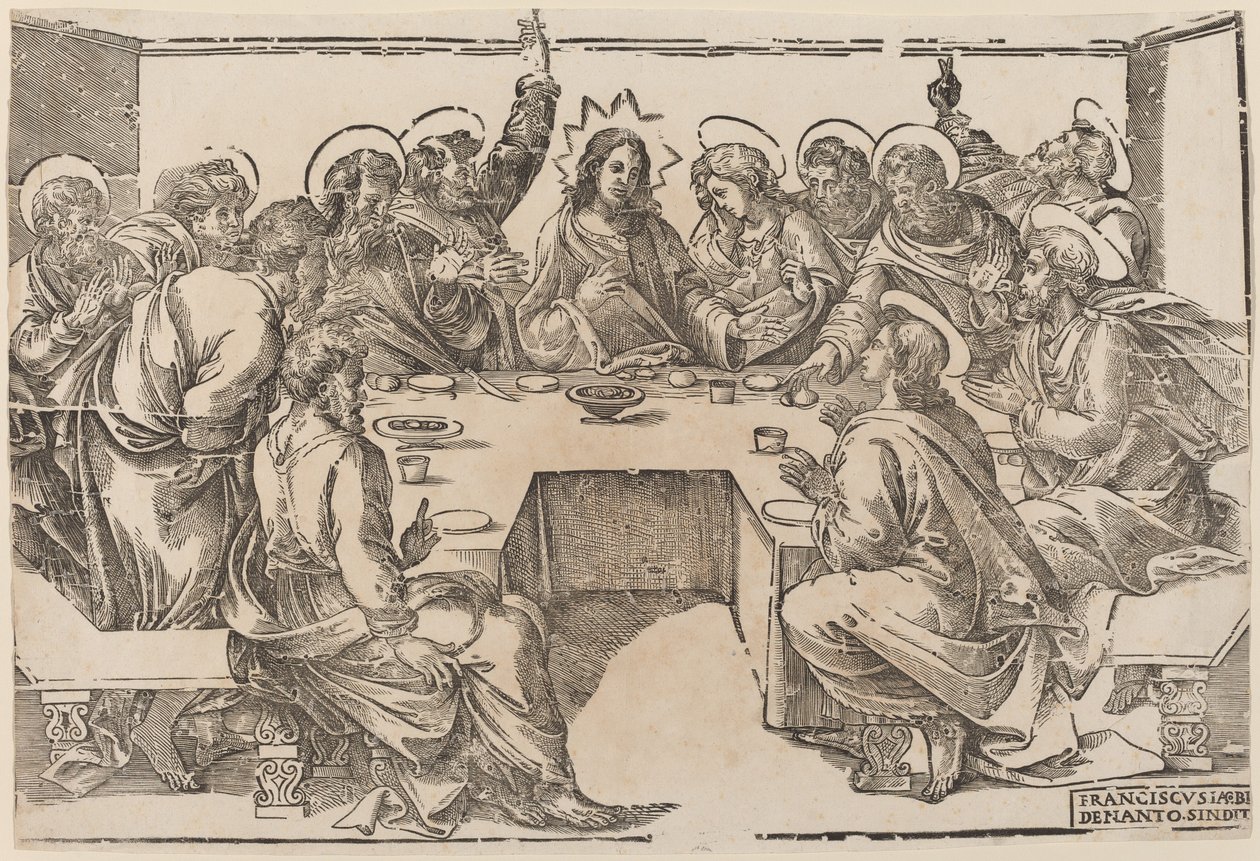 Het Laatste Avondmaal door Francesco Denanto