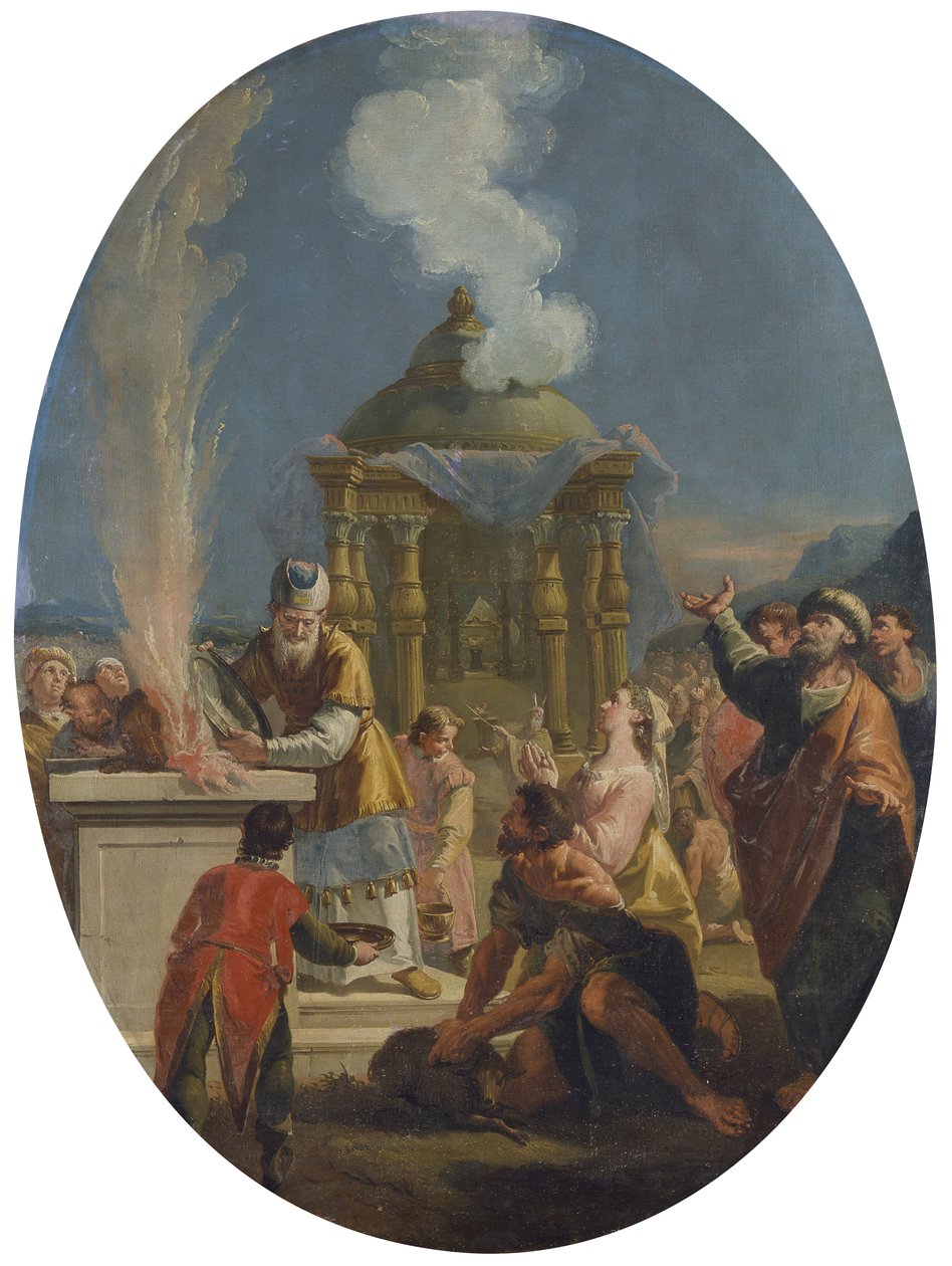 Offer van Aaron, door Francesco Fontebasso door Francesco Fontebasso