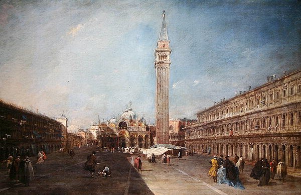 Piazza San Marco door Francesco Guardi
