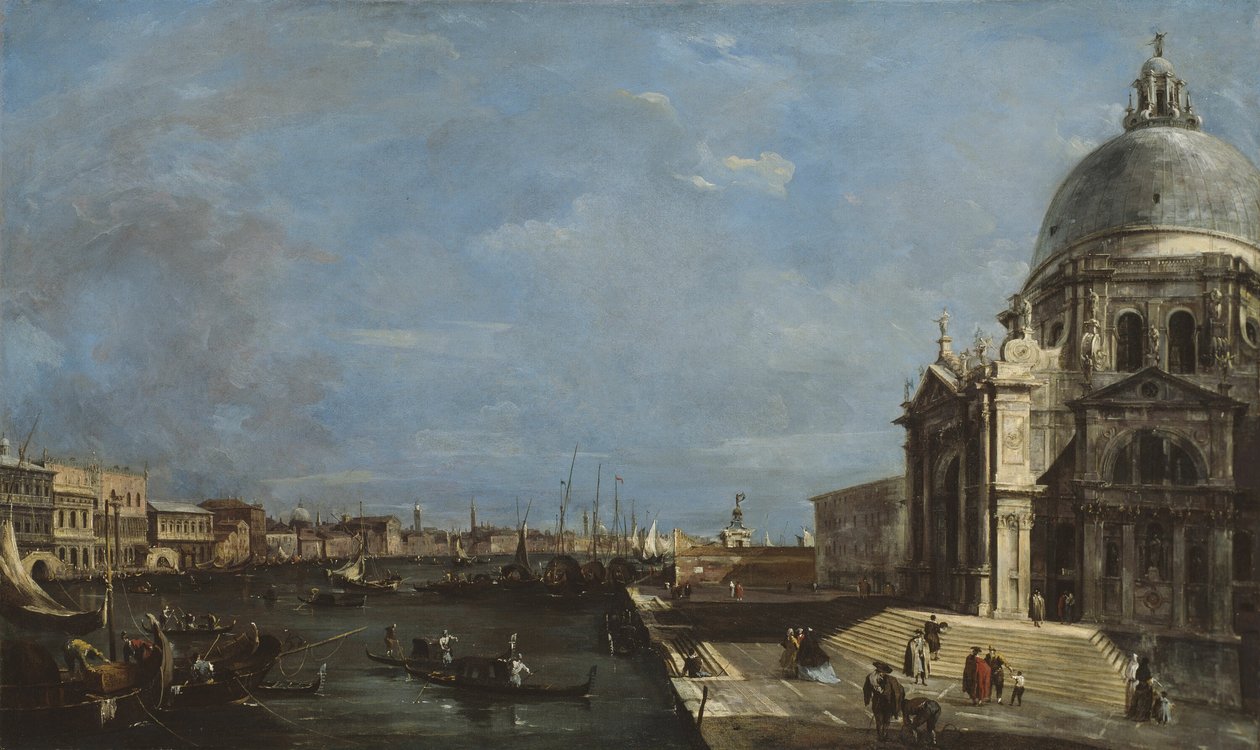 Het Grote Kanaal, Venetië door Francesco Guardi