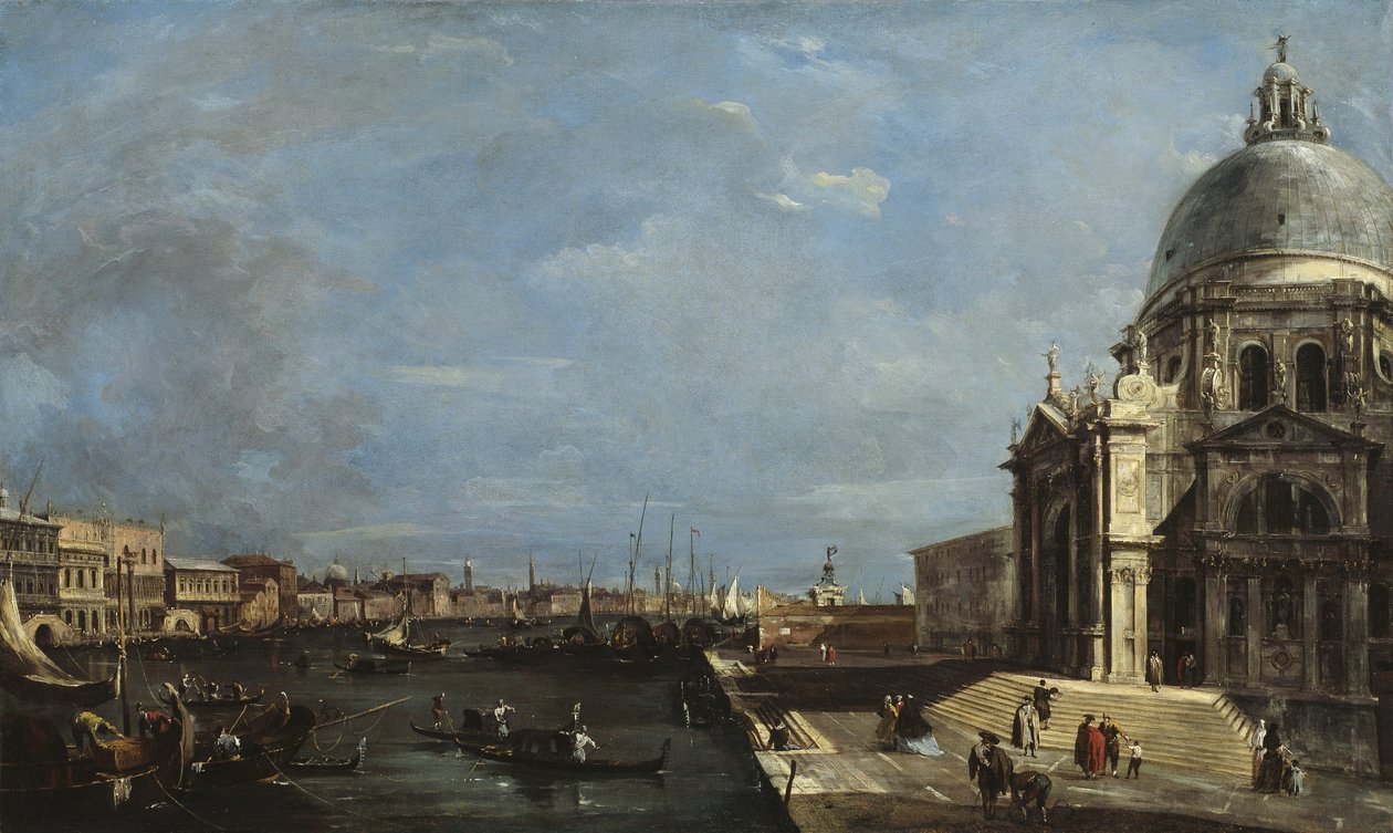Het Grote Kanaal, Venetië door Francesco Guardi