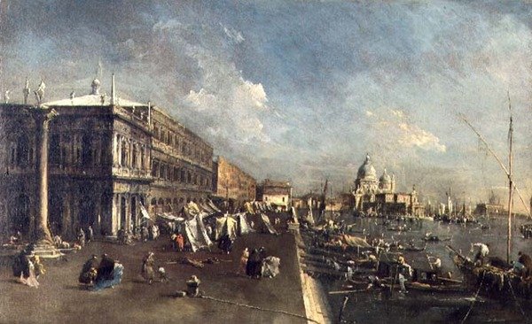 De Molo, Venetië door Francesco Guardi
