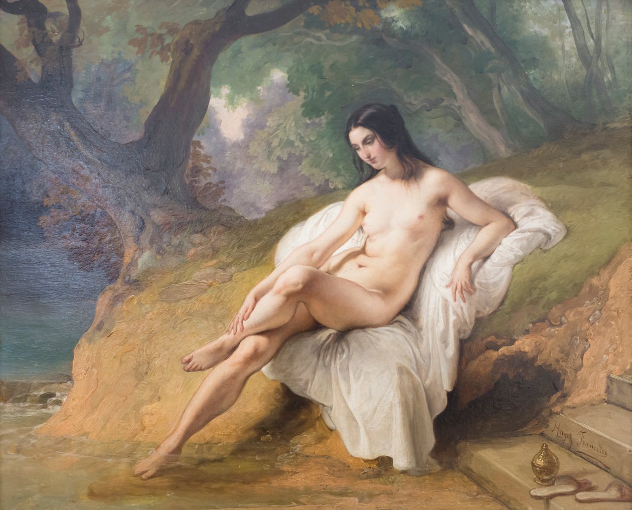 Bagnante door Francesco Hayez