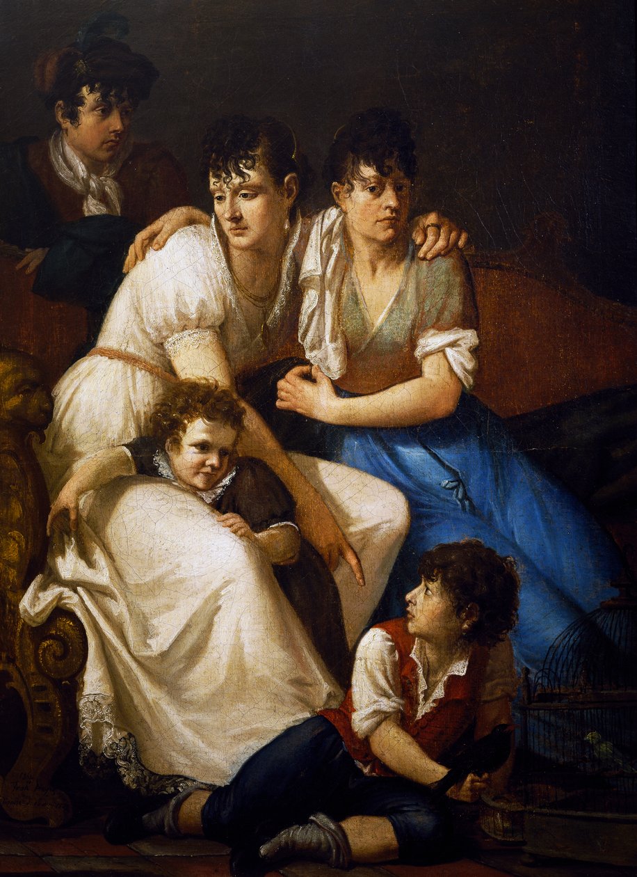 Familieportret door Francesco Hayez