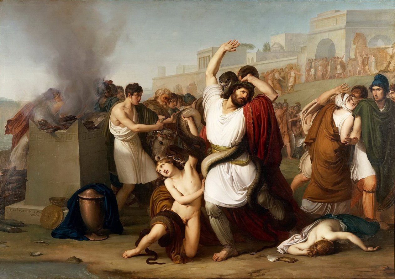 Laocoon, 1812 door Francesco Hayez