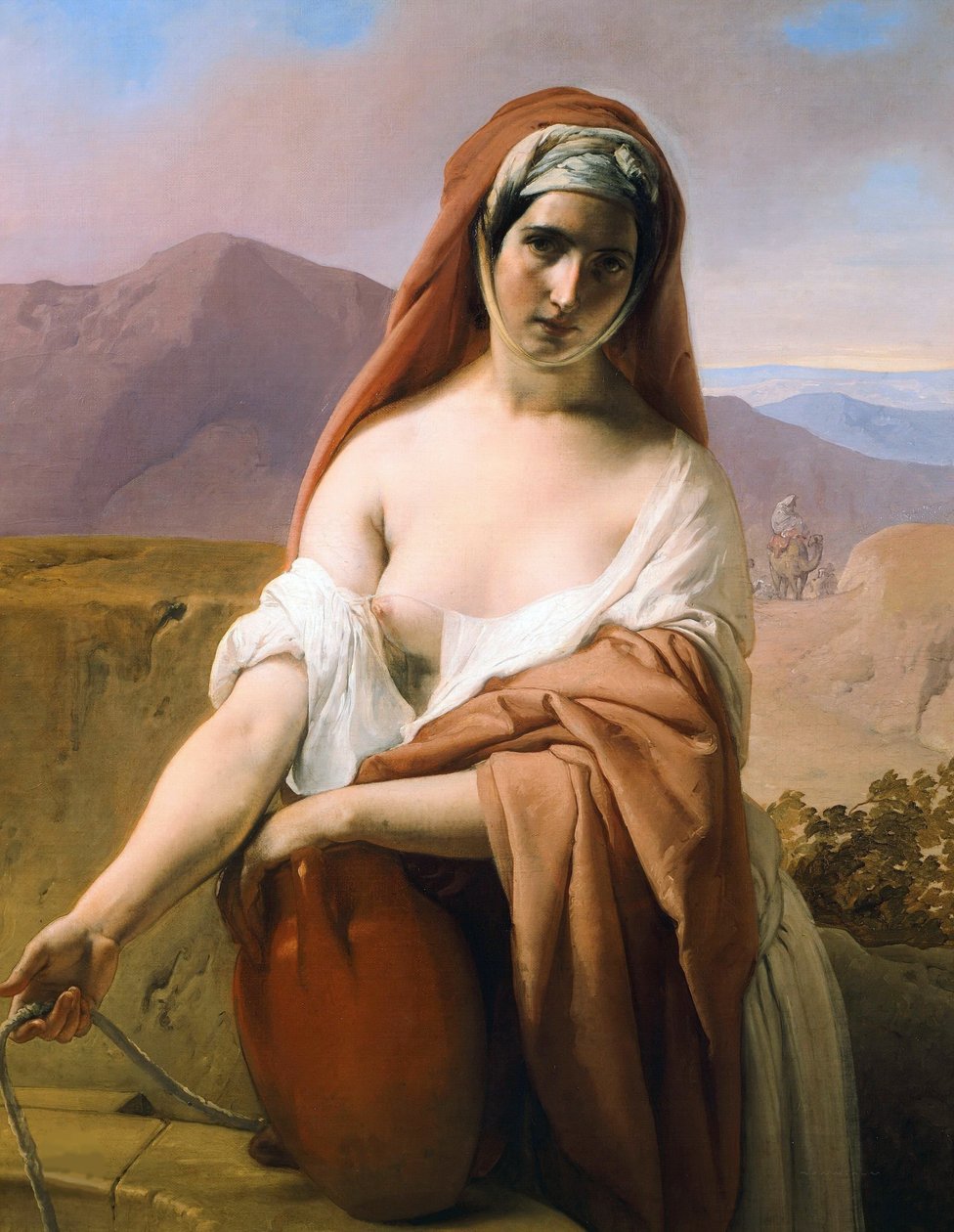 Rebecca bij de Bron, 1848 door Francesco Hayez