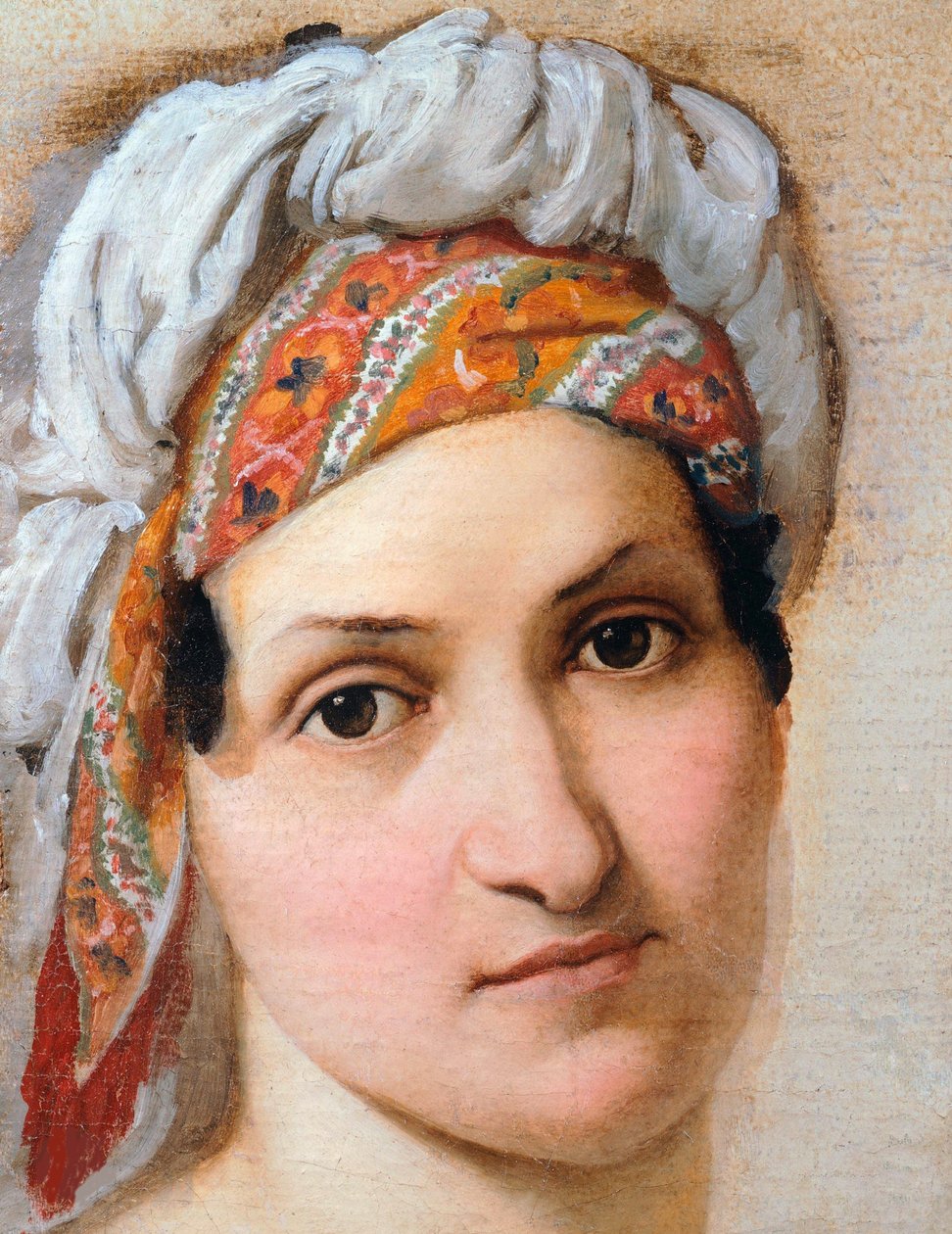 Portret van de vrouw Vincenza Scaccia, 1816 door Francesco Hayez