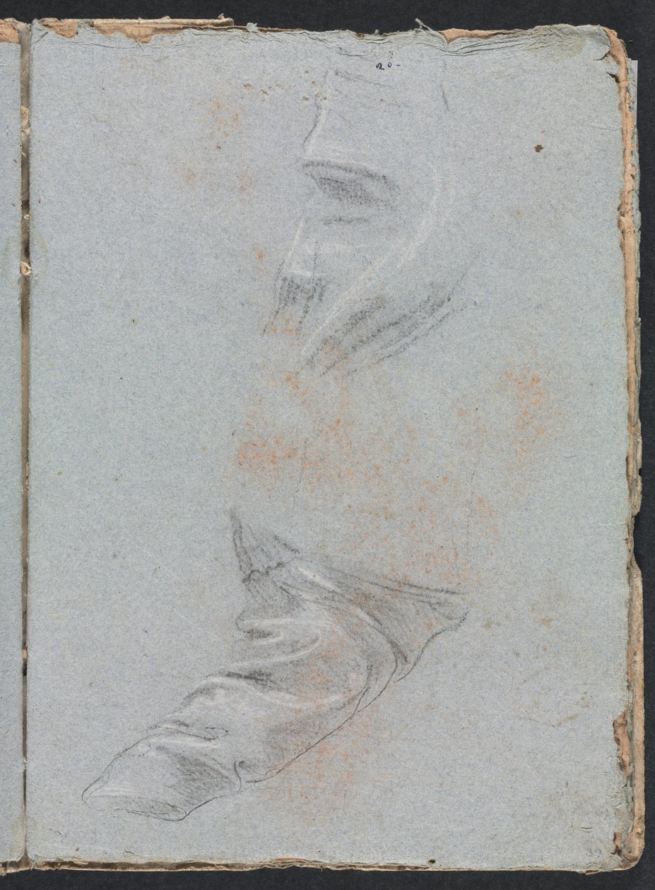 Verona Schetsboek: Draperiestudie (pagina 39) door Francesco Lorenzi