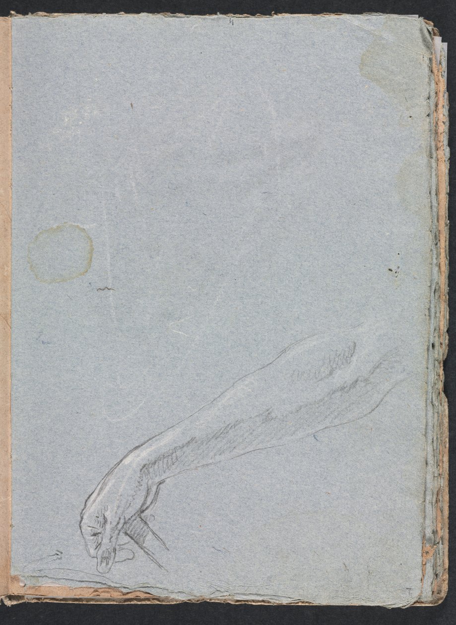 Verona Schetsboek: Rechterhand (pagina 7) door Francesco Lorenzi