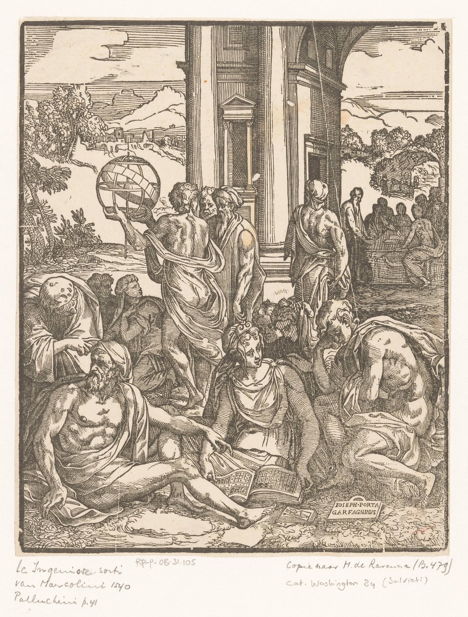 Tuin der gedachten door Francesco Marcolini (possibly)