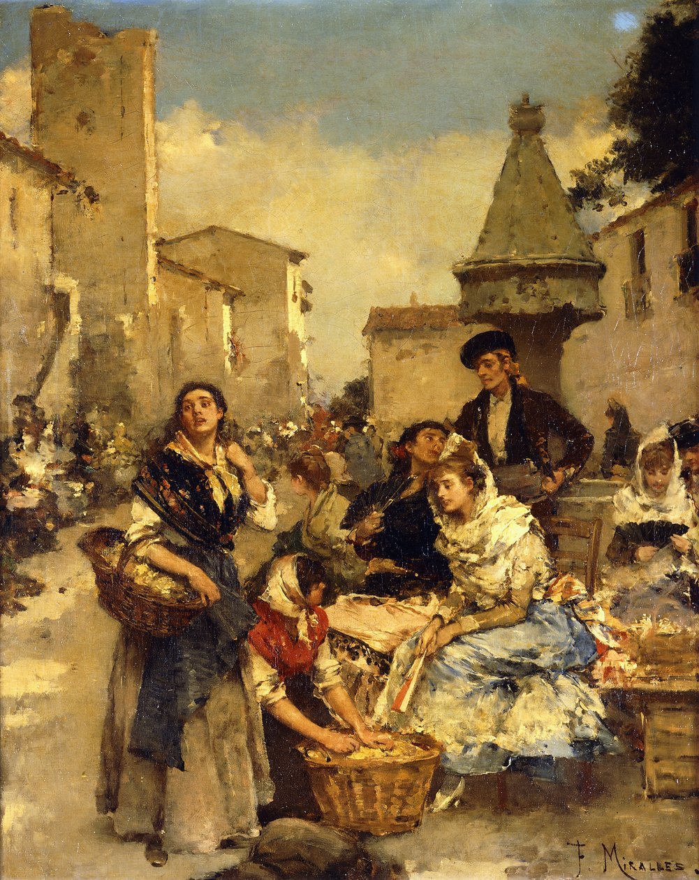 Op de Markt door Francesco Miralles Galaup