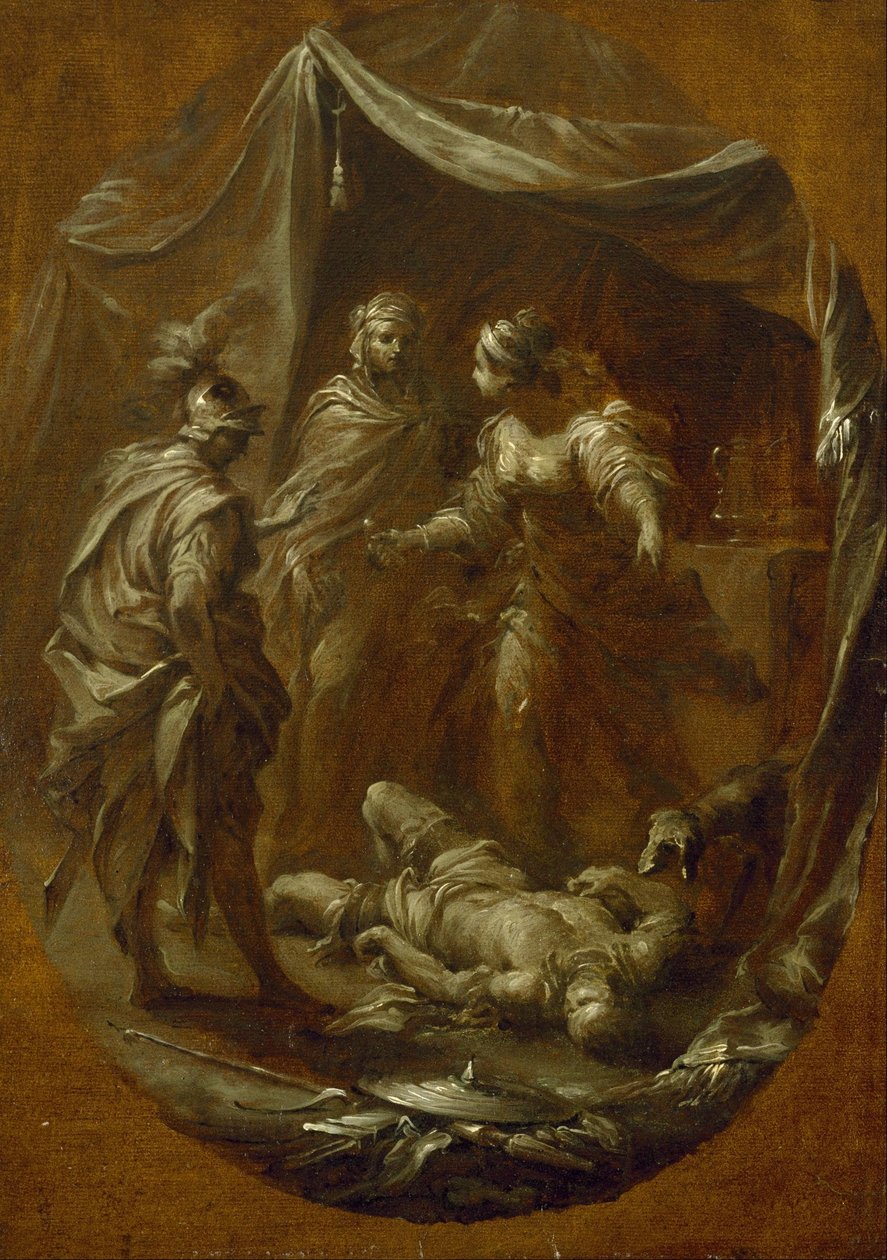 Jaël en Sisera door Francesco Monti