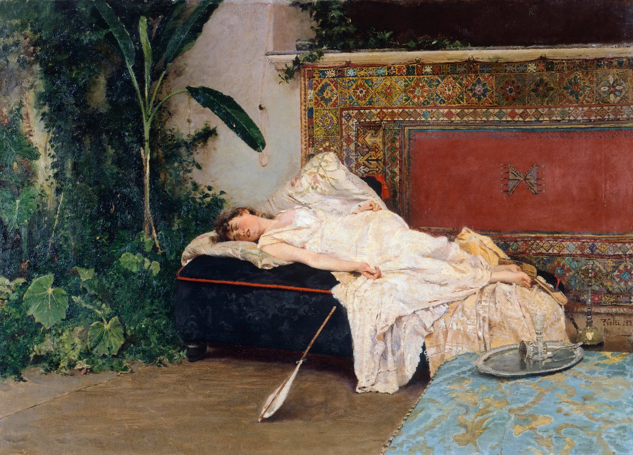 De Siësta door Francesco Netti