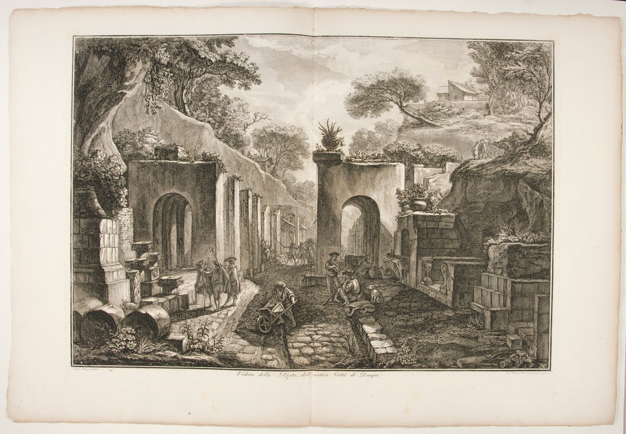 Veduta della Porta dell door Francesco Piranesi