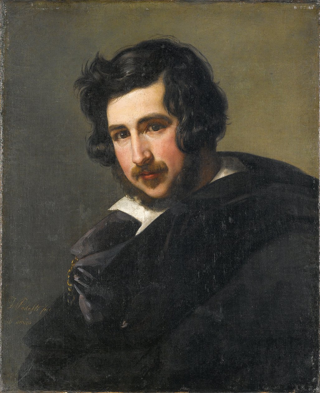 Portret van Ottavio Gigli door Francesco Podesti